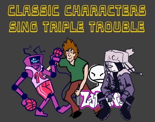 Friday Night Funkin Classic Trouble – Classic Characters Sing Triple Trouble Mod