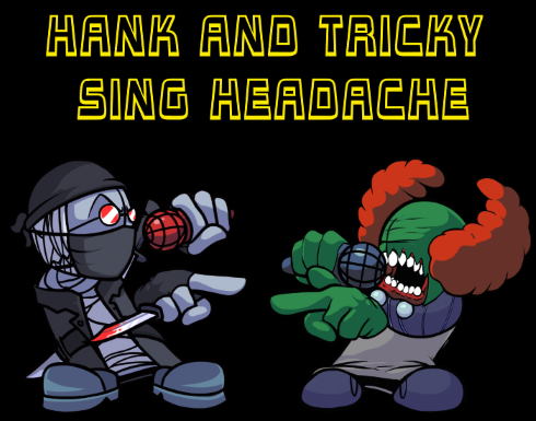 Friday Night Funkin Hank And Tricky Sing Headache Mod