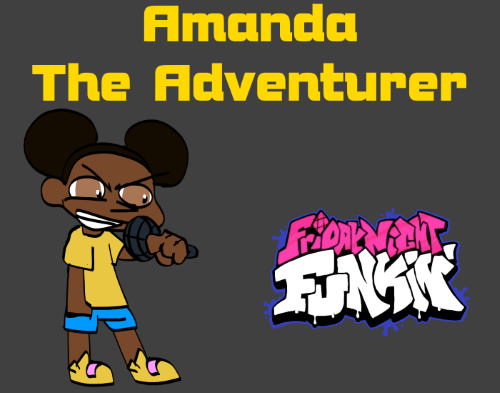 Friday Night Funkin VS Amanda The Adventurer Mod