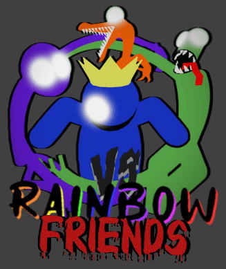 How To Draw Rainbow Friends Blue in Friday Night Funkin Mod - Vs Blue V1, FNF